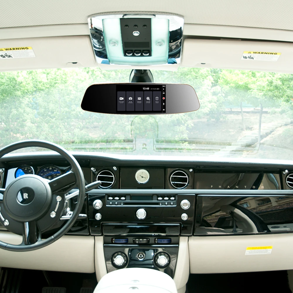 Автомобильный видеорегистратор камера Dashcam Full HD 1080 P регистратор зеркало заднего