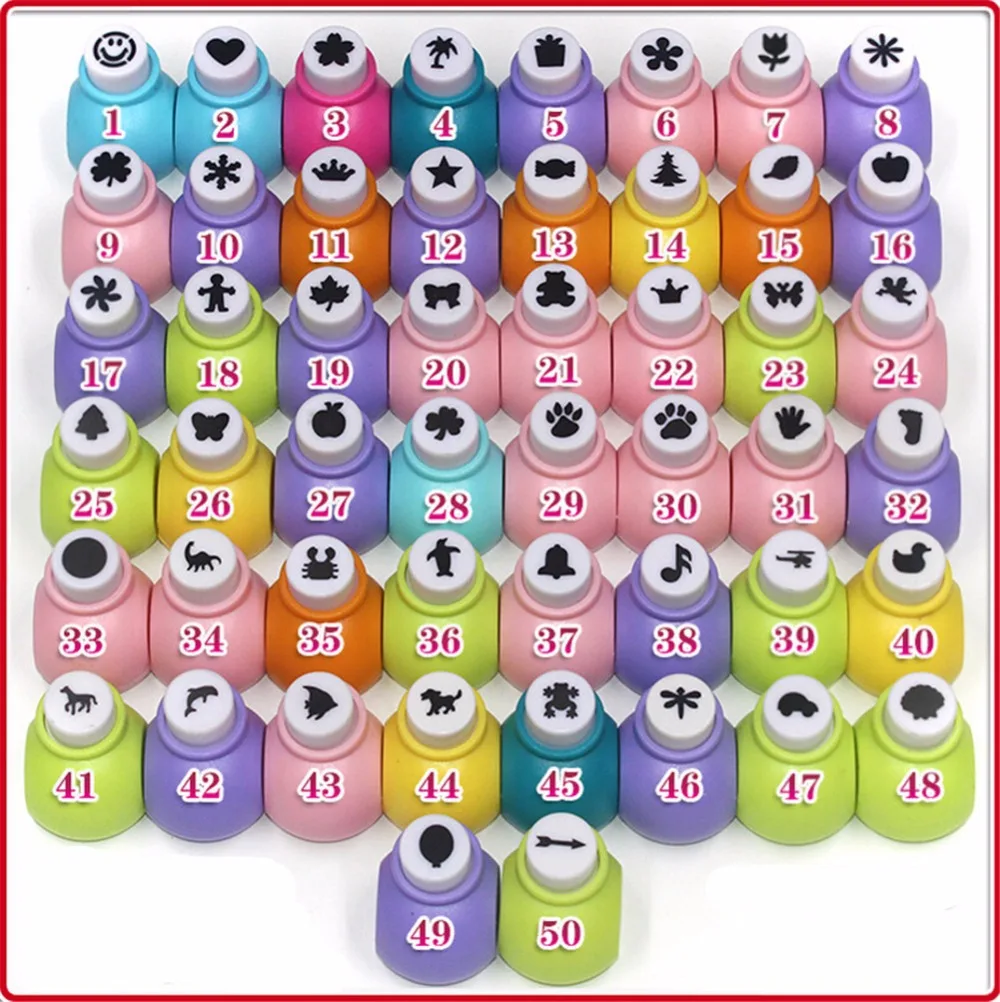 20 шт./компл. креативные дети Сделай Сам сделать бумажный перфоратор ремесло