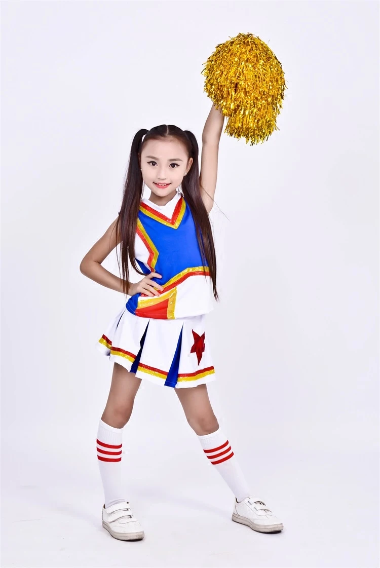 Детская одежда Черлидинга для девочек и мальчиков чирлидеров детский футбольный