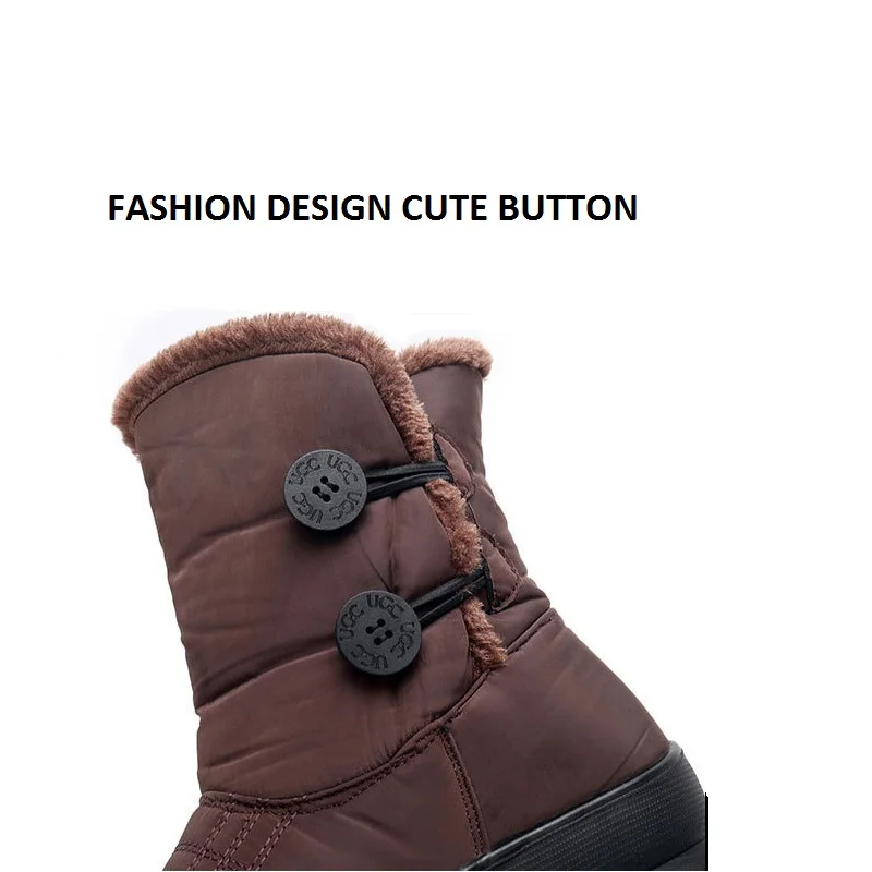 

Winter Women Shoes Snow Boots Ladies Waterproof Warm Ankle Boots Wedges Platform Plush Shoes Ladies Botas Mujer Invierno 2020