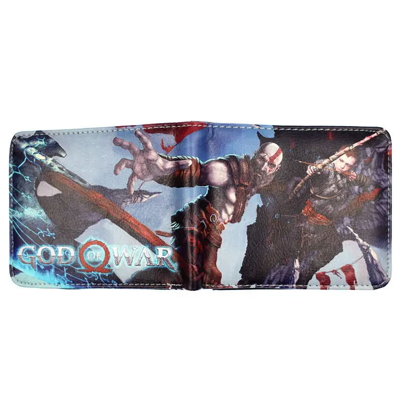 Новое поступление Хит Игры God of War 4 Kratos кошелек мужской PU короткий кожаный кошелек держатель кредитной карты с карманом для монет