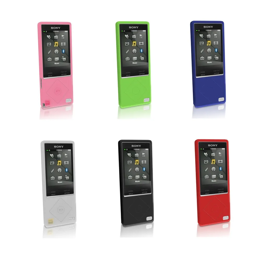 Для sony MP3 Walkman NWZ A15 A17 A25 A16 A27 резиновый гелевый кожаный чехол бампер с силиконовый