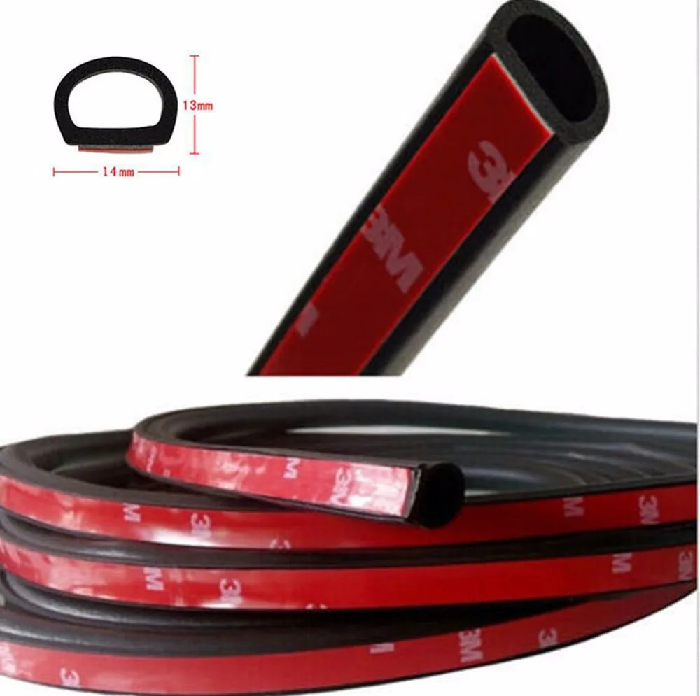 Уплотнительная лента для автомобильных дверей 157 дюйма (4 м) грузовиков типа D EPDM