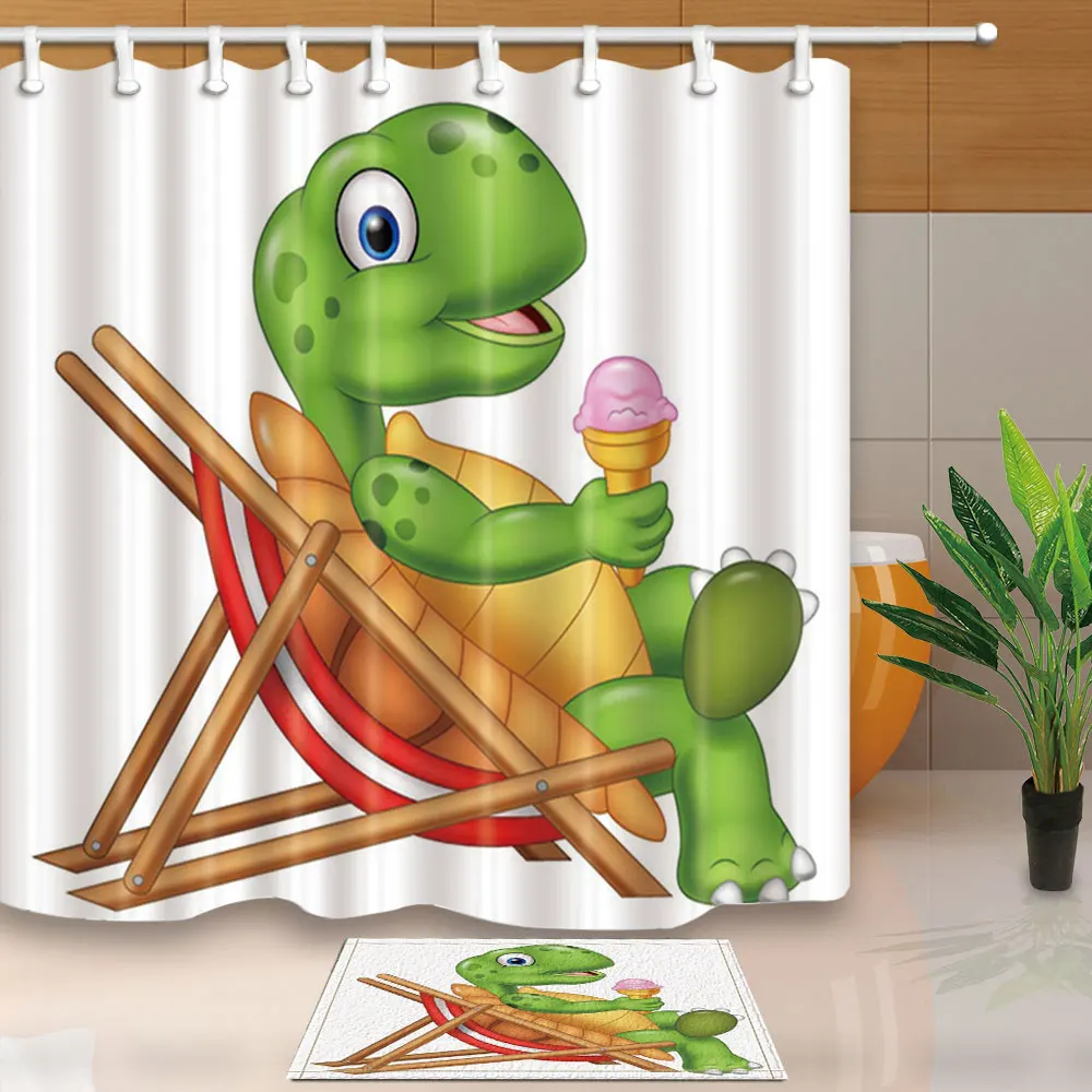 Светильник для морской рыбы синяя Морская раковина ткань занавеска душа ванной