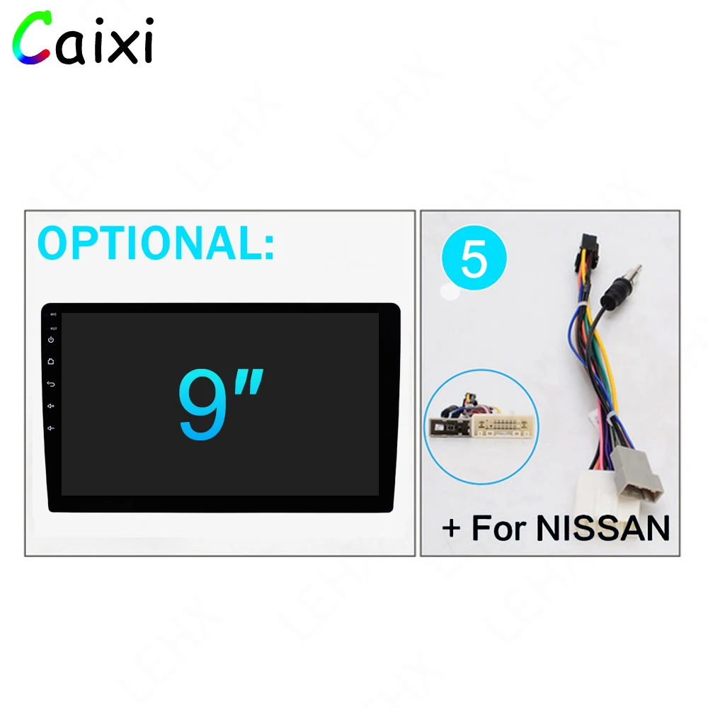 Cx-91-NISS 9/10 дюймов Android 8,1 2 Din Автомобильный радио мультимедиа Playe Универсальный Авто Стерео Gps навигация Bluetooth видео плеер задняя камера - Цвет: Cx-91-NISS