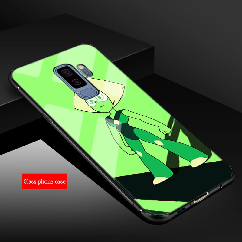 Чехол для телефона из закаленного стекла STEVEN UNIVERSE PERIDOT Samsung Galaxy S8 S9 S10 PLUS A6 A6S A8 A8S J6 J8