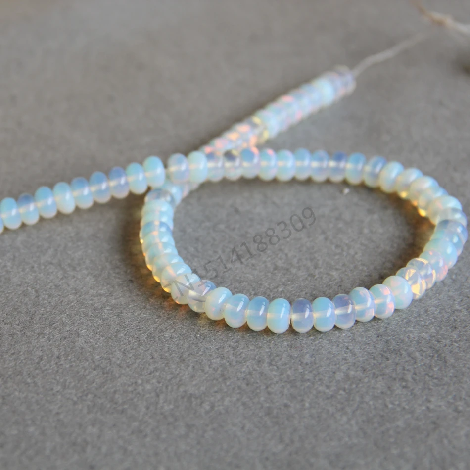 Бусины с круглым опалом 5 х8 мм 15 дюймов | Украшения и аксессуары