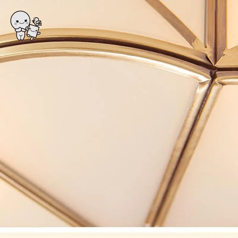 Латунный медный круглый потолочный светильник Современная декоративная