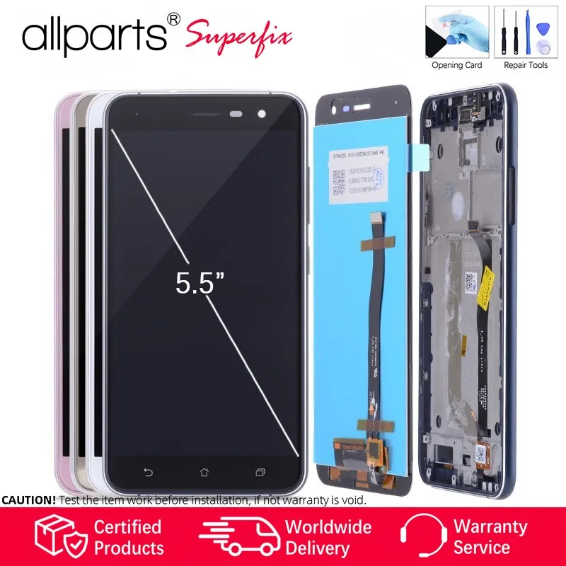 5 &quotips ЖК дисплей для Asus ZenFone 3 ZE552KL сенсорный экран Digitzer сборка Z012D Замена