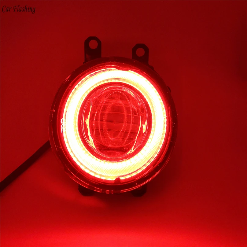 Автомобильная проблесковая 2 шт. DRL светодиодный Ангельские глазки туман