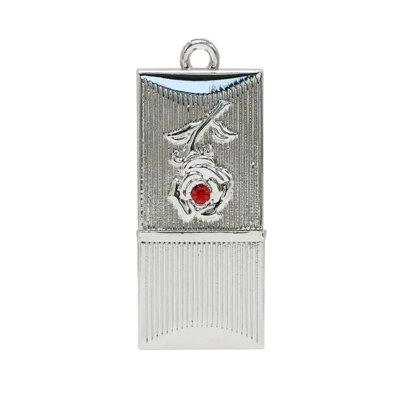 Silver Флеш-диск ультра мини USB флеш-накопитель USB 2,0 карта памяти 16 ГБ 32 ГБ флеш-накопитель 64 Гб 128 ГБ флеш-накопитель с кольцом для ключей - Цвет: Silver