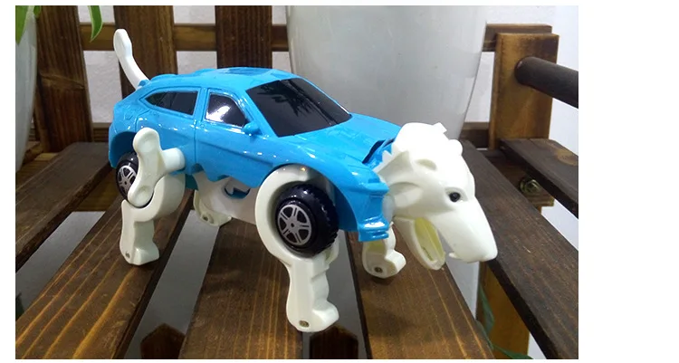 Новые детские заводные игрушки автоматическая заводная машинка-трансформер автомобиль мультфильм собака деформируемые игрушки Дети Смешные автомобили подарки