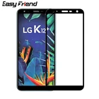 Закаленное стекло на весь экран для LG K12 Plus K40 LM-X420EM X420EMW K12