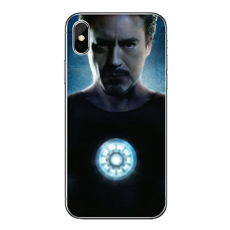 Avengers movie Superhero iron man arc reactor Logo For Huawei P20 Lite Nova 2i 3i 3 GR3 Y6 Pro Y7 Y8 Y9 Prime 2018 2019 TPU Case |