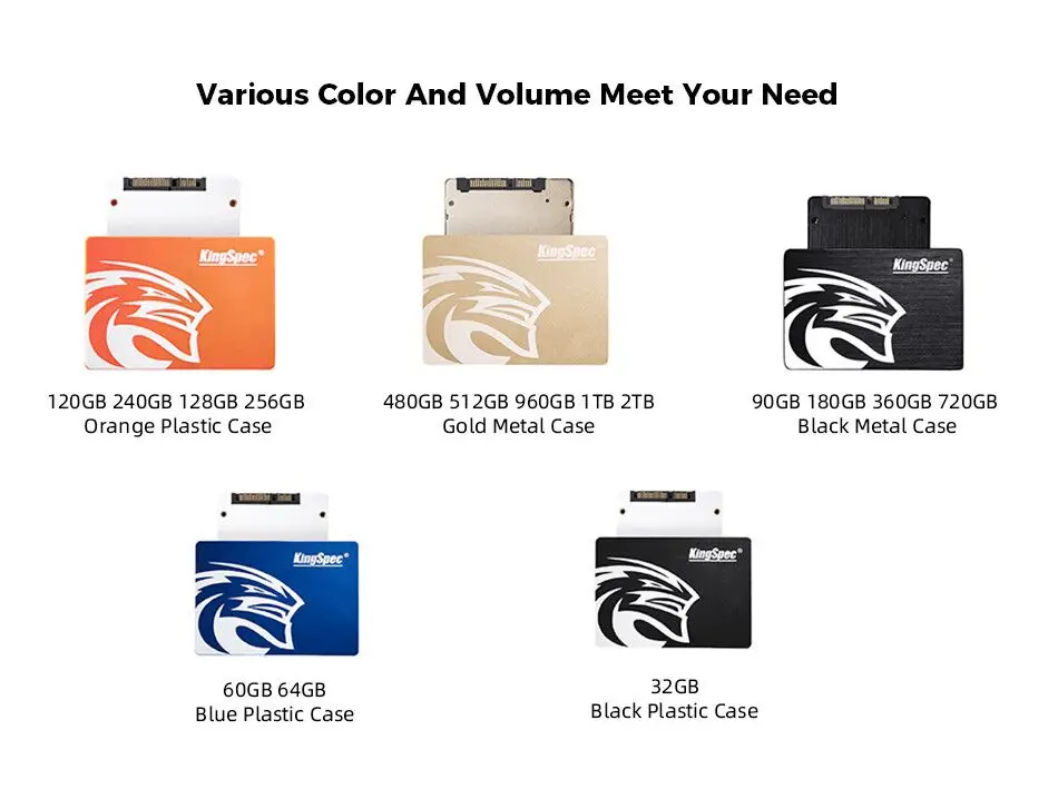 KingSpec HDD 2,5 SSD 120 ГБ 240 ГБ 480 ГБ ssd 1 ТБ SATA SSD жесткого диска SATA III жесткий диск SATA Внутренний твердотельный накопитель SSD жесткий диск для ноутбука, настольного компьютера