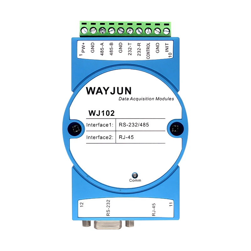 Modbus RTU к TCP RS232/485 модулю Ethernet WJ102 | Инструменты