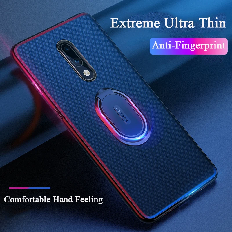 Cloth Texture Case Luxury Fabric 1+7pro Magnetic 1+7 Car Holder For Oneplus 7 Pro Phone Protect Cover Oneplus7 Celular Coque |