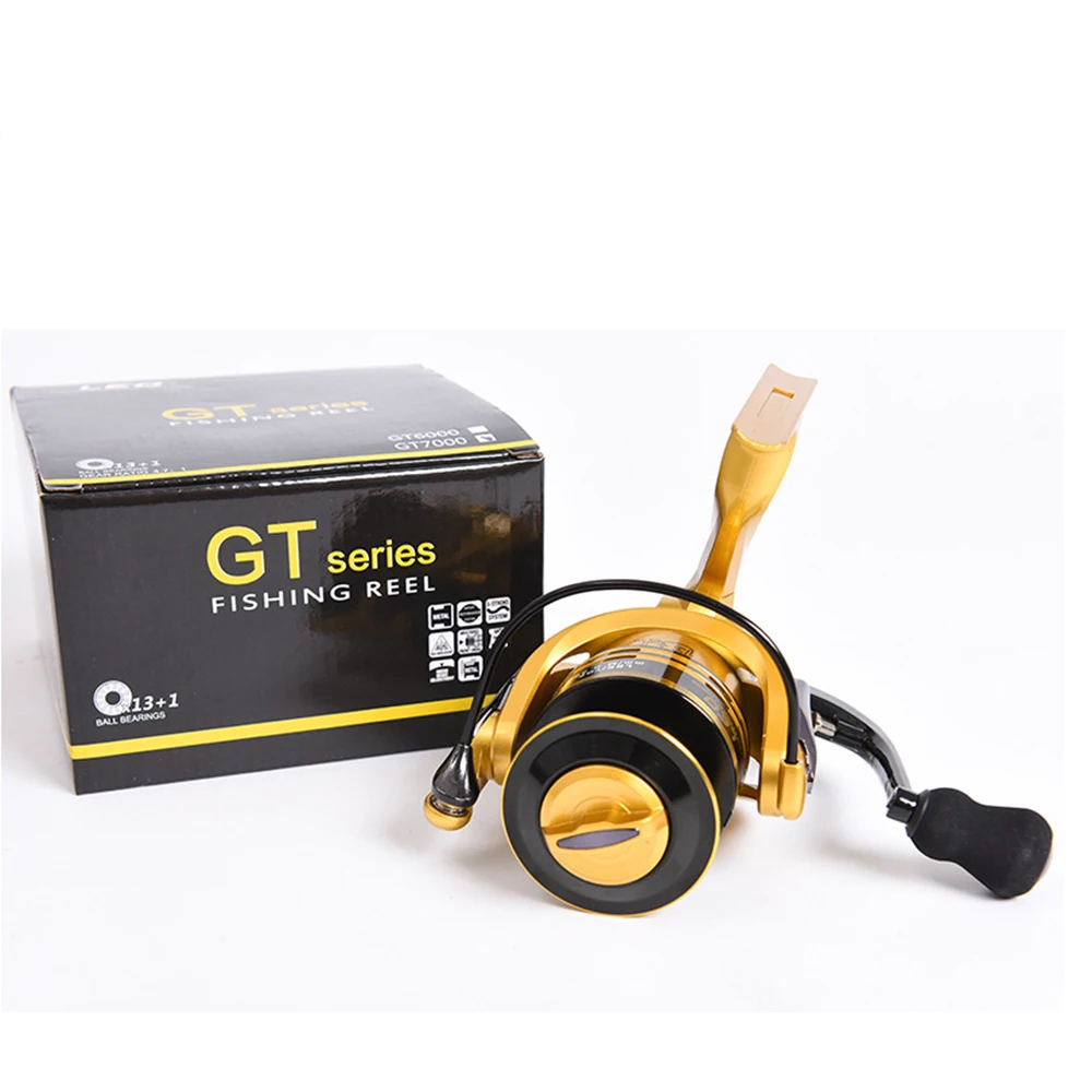 Спиннинговая Рыболовная катушка для соленой воды серии 2000 7000 металлическая