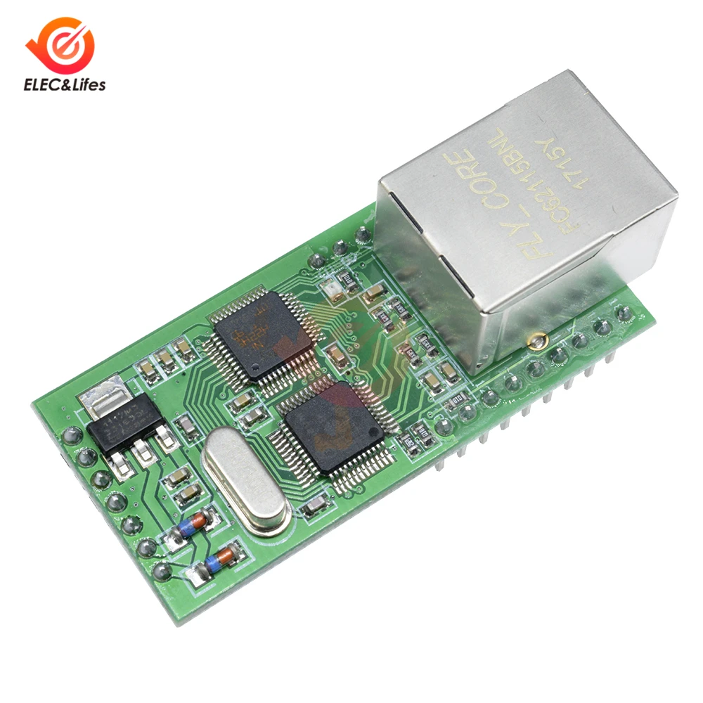 Ethernet LAN к TTL RS232 последовательный ТТЛ TCP / IP RJ45 сетевой конвертер адаптер плата 18 IO