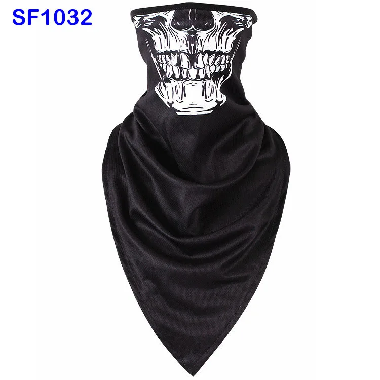 WildSurfer плюс треугольные Braga Cuello походные шарфы для верховой езды дышащие полулицевые маски черепа велосипедная Лыжная бандана для рыбалки FJ37