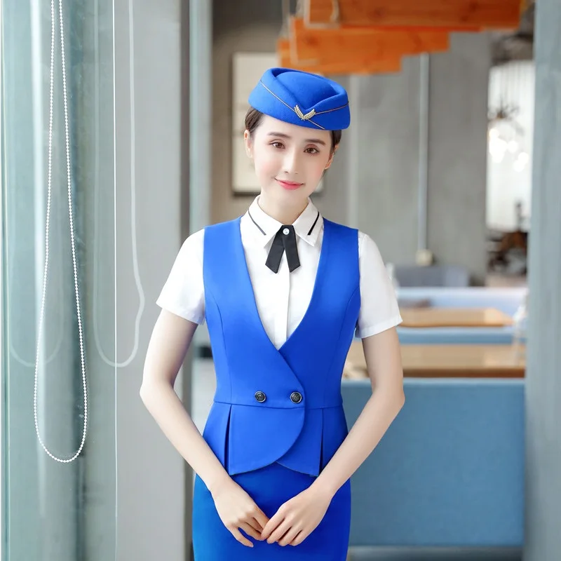 2018 новый стиль формальный жилет пальто и для женщин OL модные куртки стюардессы