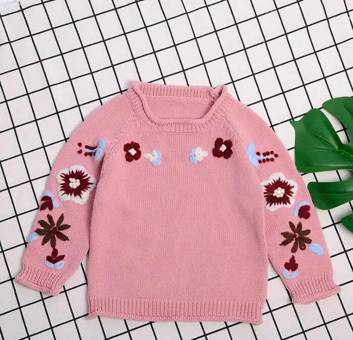 Sweaters Pink Детский свитер; свитера для новорожденных девочек; кардиганы; осень г.; Повседневные вязаные куртки с длинными рукавами для малышей; зимние детские вязаные топы - Цвет: Sweaters Pink