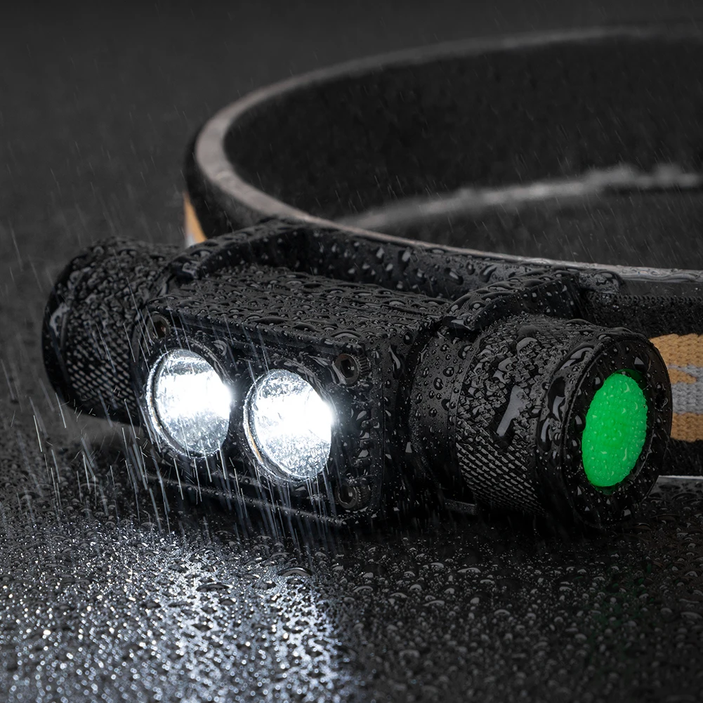 

New XM-L2 LED Headlight Mini White Light Head Torch USB Charger 18650 Battery Headlamp Camping Hunting Flashlight
