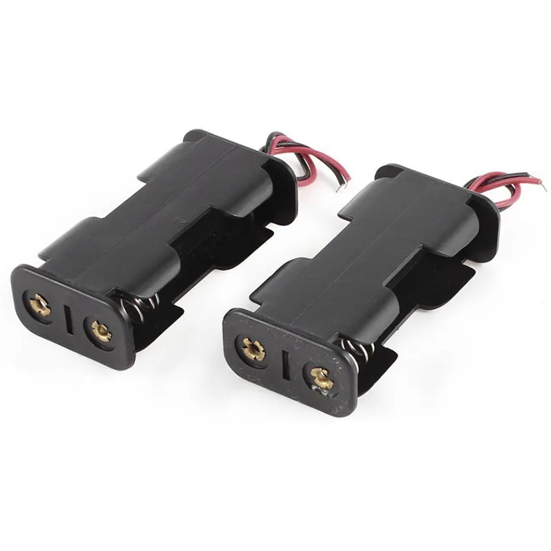 Черный пластиковый двухсторонний чехол для хранения внешних аккумуляторов 2