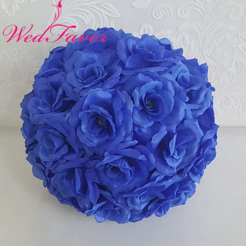 WedFavor 6 шт 15 см шелковый шарик для поцелуев розы искусственная ткань помандр