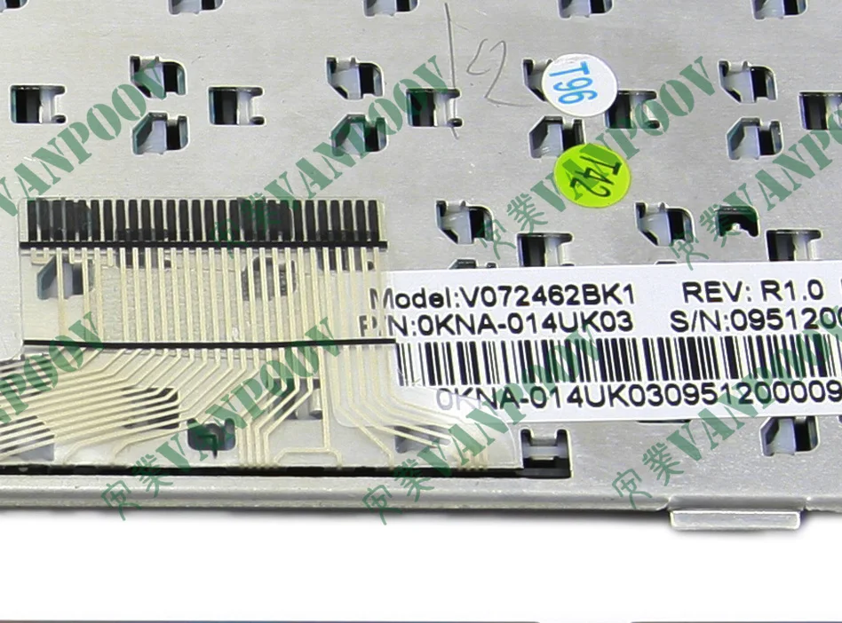 Новая клавиатура для ноутбука ASUS EeePC Eee PC 700 701 900 901 черная английская версия V072462BK1 |