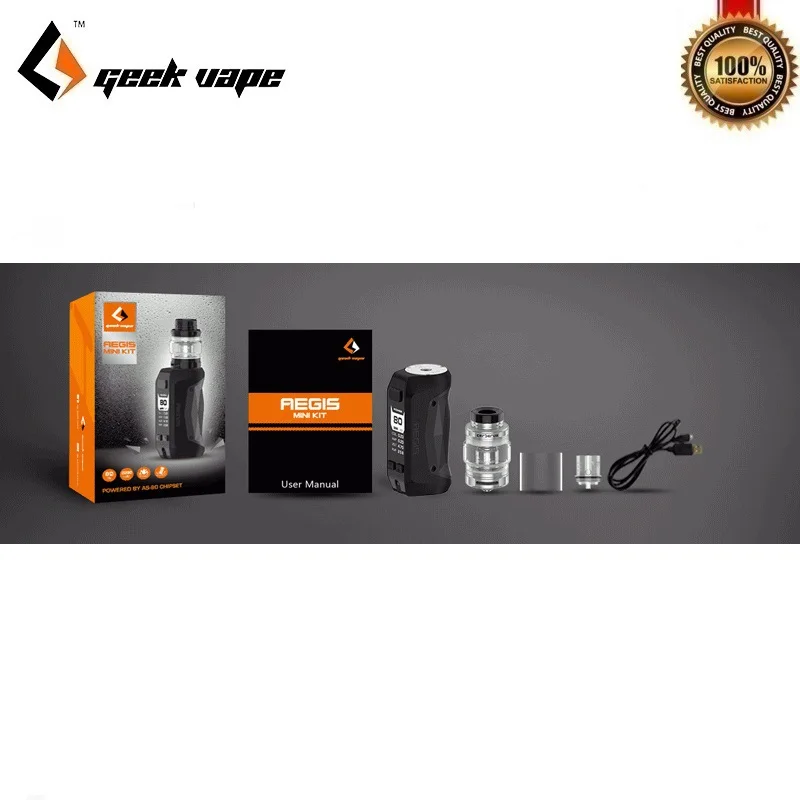 Оригинальный Geekvape Aegis мини 80 Вт комплект 2200 мАч электронная сигарета с 5 мл Cerberus Vape