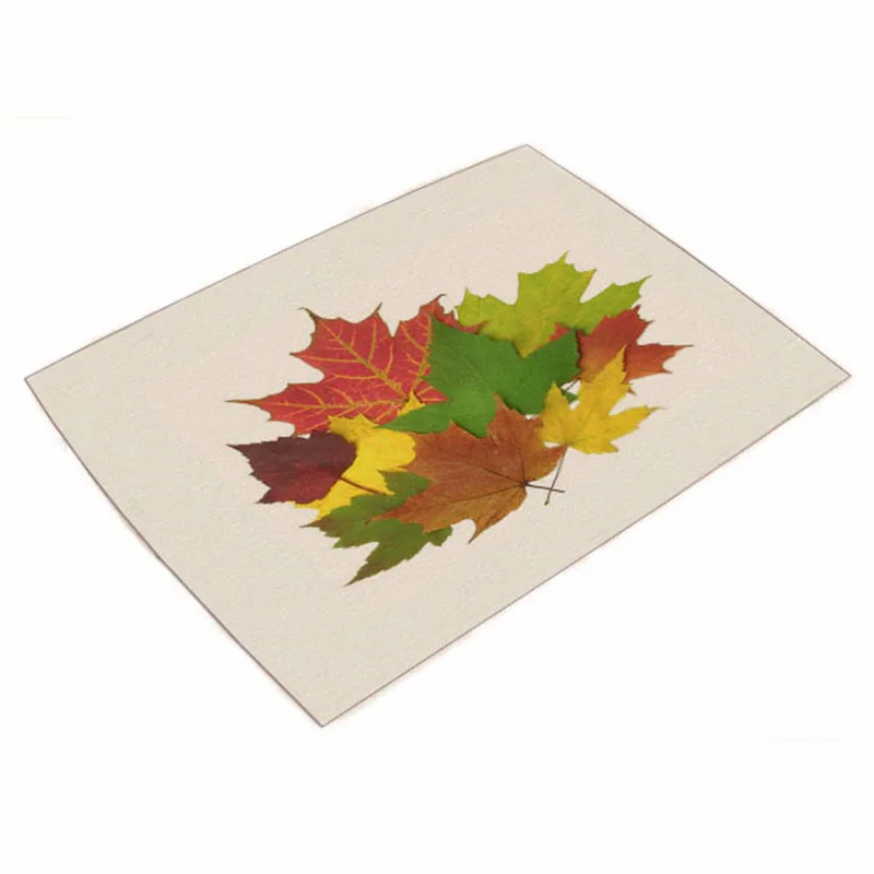 Оптовая Продажа Простые растения серия Кленовый лист печать 32*42 см скатерть для