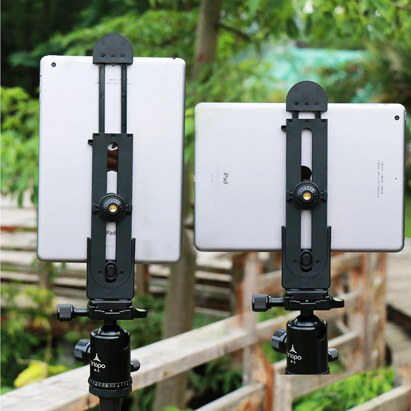 

for iPad Professional Tablet Tripod Mount 5-12'' Universal Stand Clamp Adjustable Vertical Bracket Holder Adapter 1/4"