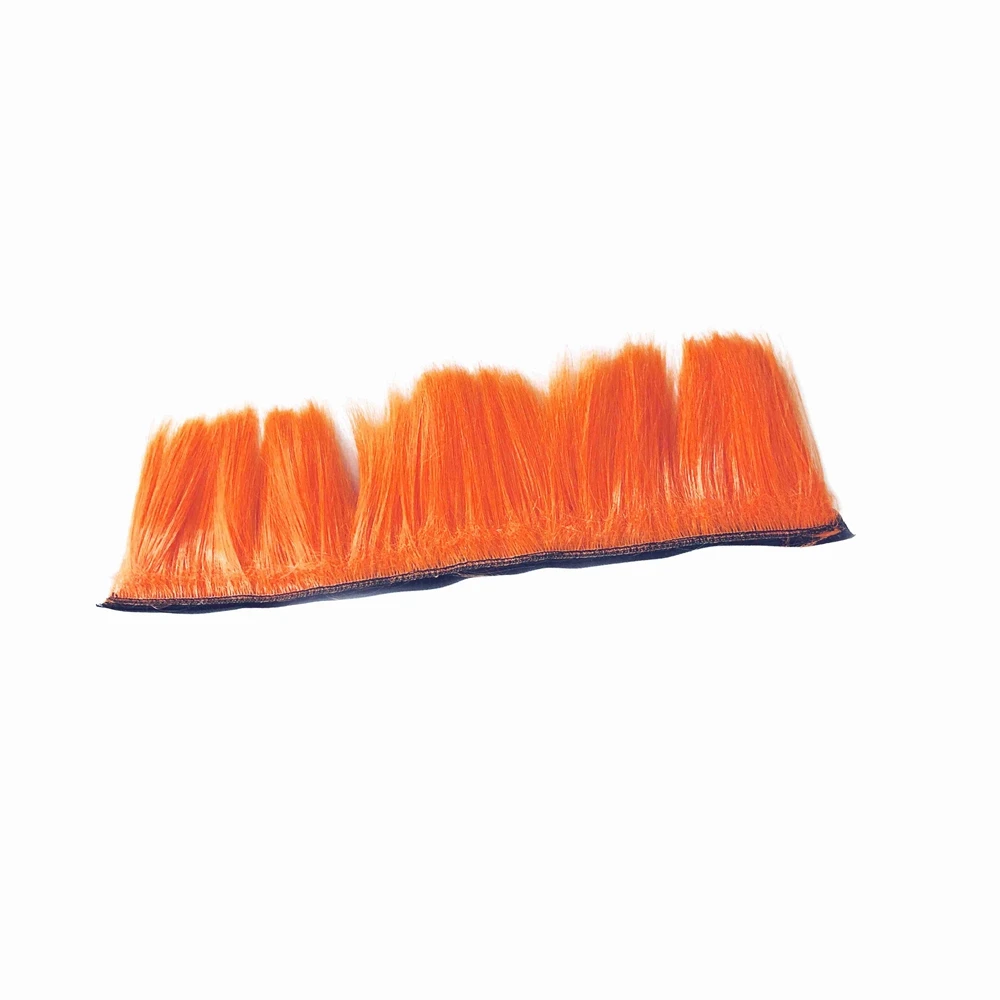 Orange Для KTM Kawasaki Honda Suzuki Yamaha Байкерский шлем панк Хокс шлем парик Mohawk Байк Гонки, гоночный стикер Mohawk шлем мех - Цвет: Orange