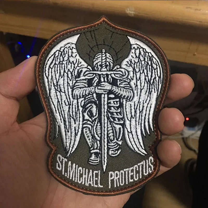 Новинка 2019 г. св. Майкл защищает Америку тактический армия МССБ патч крылья меч