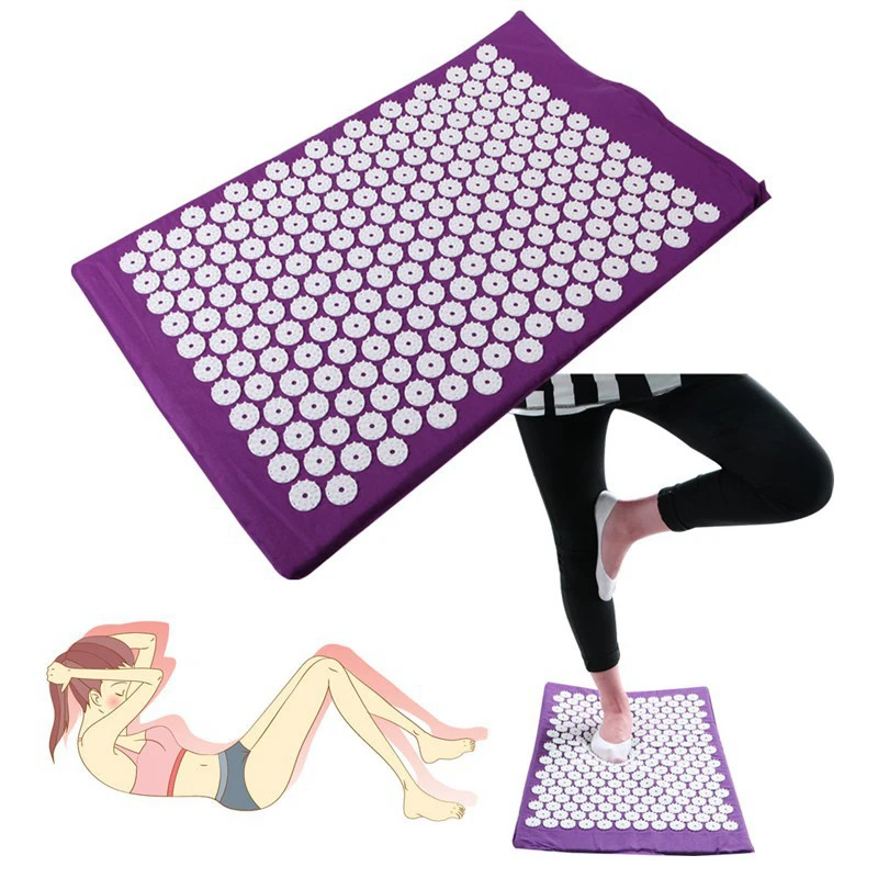 

Yoga Mat Massager Massage cushion Acupressure Mat Relieve Stress Pain Acupuncture Spike Yoga Mat pin pad/yoga mat