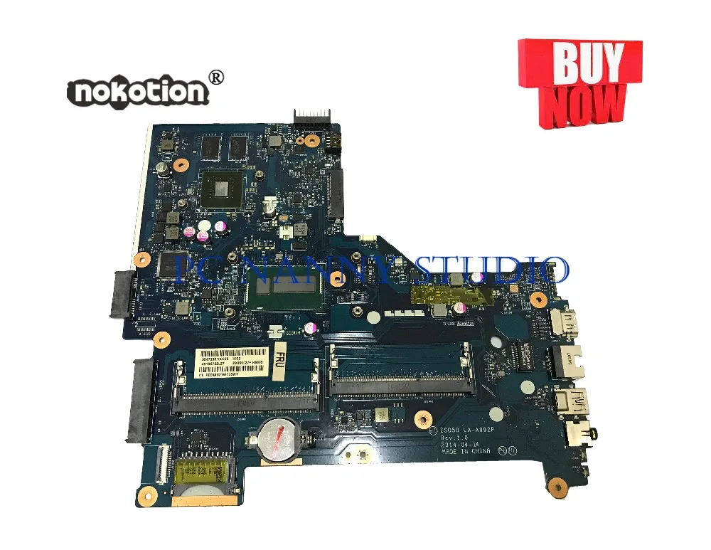 PCNANNY 760785 001 для HP 15 R Материнская плата ноутбука ZS050 LA A992P