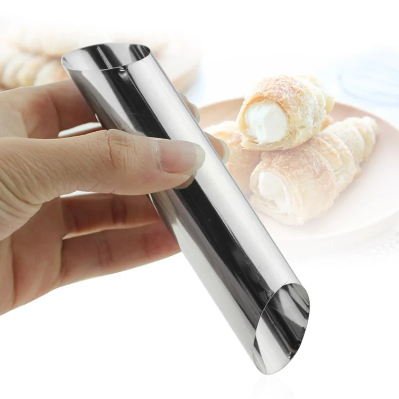 12 шт Цилиндрические трубки рулонные формы из нержавеющей стали спиральные DIY для