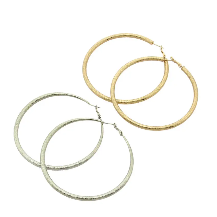 Серьги кольца женские большие золотистые и Серебристые 80 х75 мм|big hoop earrings|hoop earrings