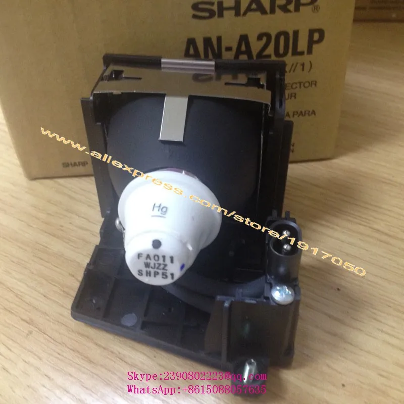 

SHP51 Original Projector Lamp AN-A20LP For SHARP PG-A20X Bulb With Housing