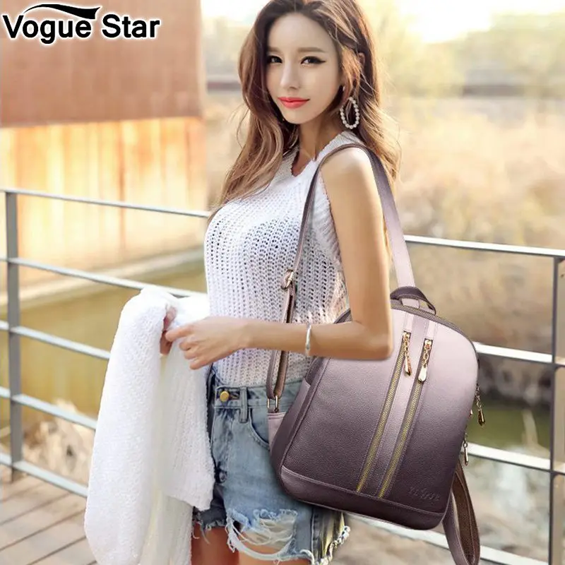 Женский дорожный рюкзак на плечо Повседневный Рюкзак кожаный для девочек