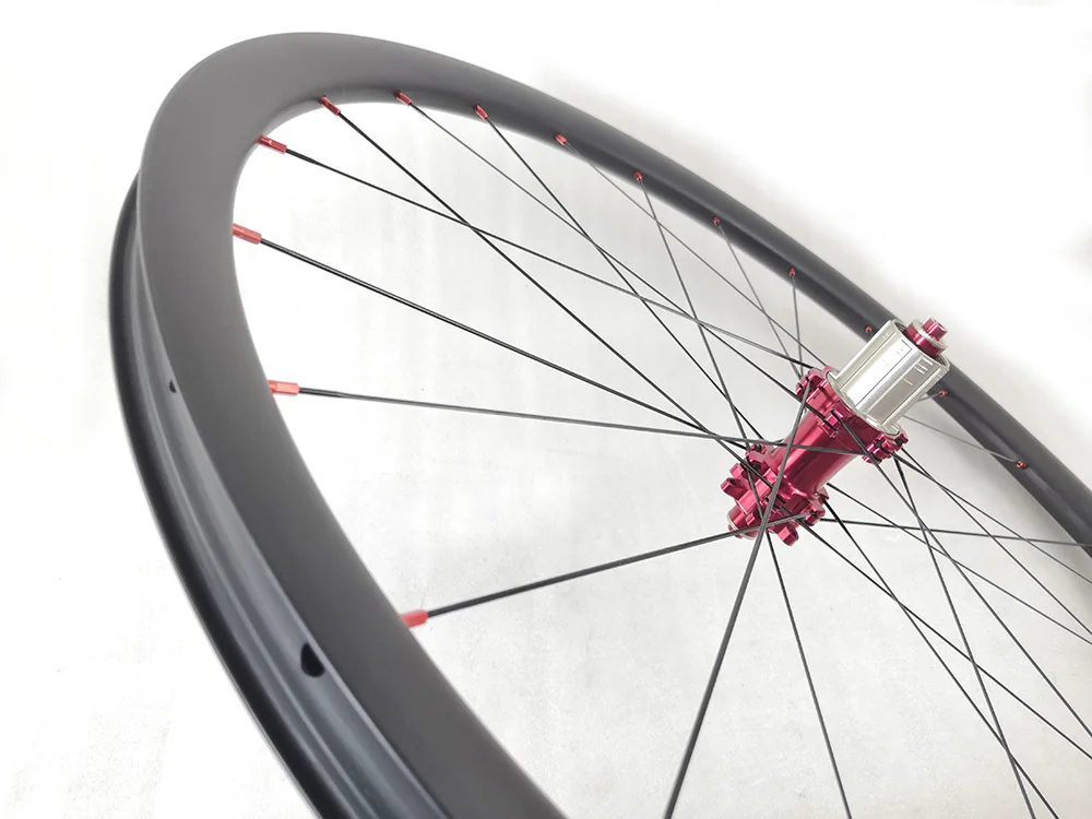 29er MTB XC tubeless lefty 1.0 2.0 carbon wheelset 30mm UD matt glossy 24H 28H 32H left hand bicycle wheels 650B availa | Спорт и