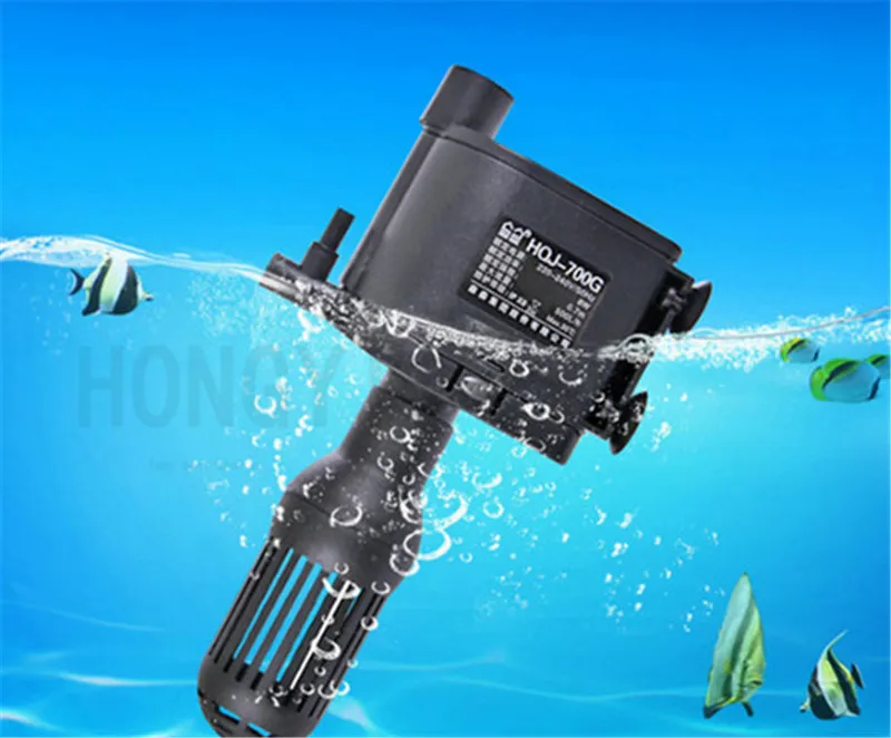 

SUNSUN 1 piece HQJ-500G/700G/900G/1200G multi-function aquarium submersible pump powerhead fresh/marine water oxygen pump