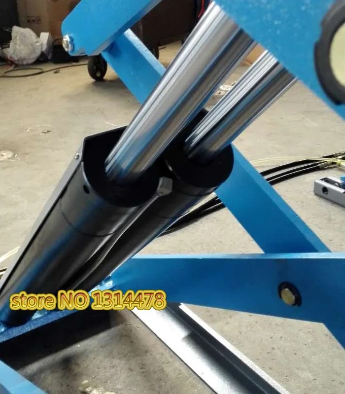 Сверхтонкий ножничный автомобильный подъемник емкость 3000 кг с