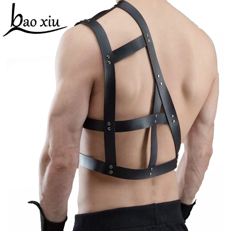 2019 Новый Винтаж панк плечи пикантный ремешок с Искусственная кожа средства ухода