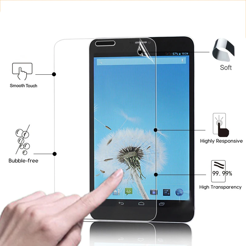 Передний высокий прозрачный глянцевый экран Защитная пленка для Colorfly G808 8 0