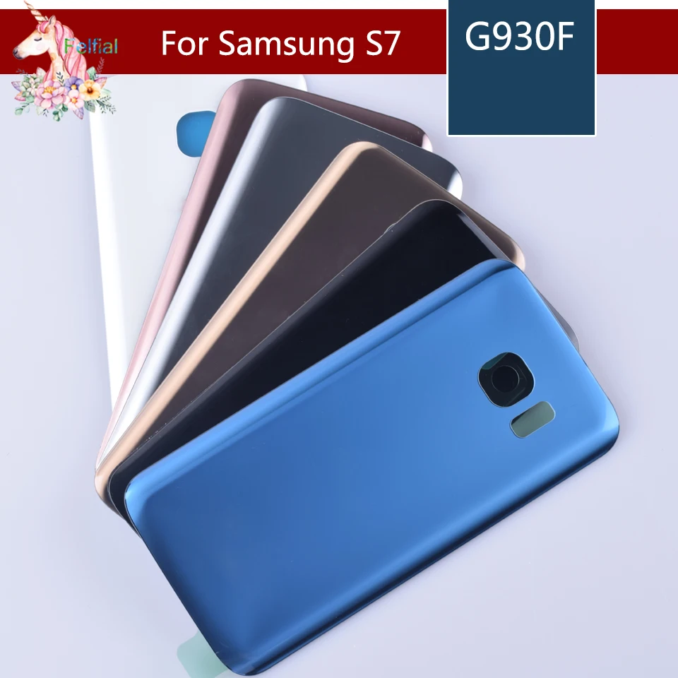 Крышка батарейного отсека для Samsung Galaxy S7 G930 G930F Edge G935 G935F|Корпусы и рамки мобильных