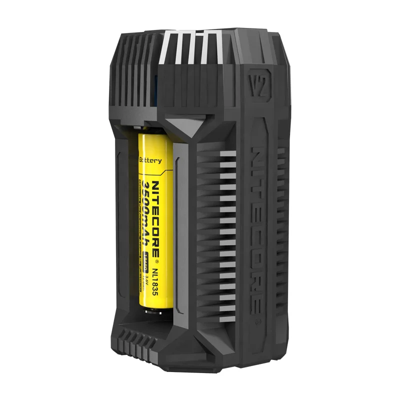 2-канальное автомобильное быстрое зарядное устройство NITECORE V2 6A с адаптером