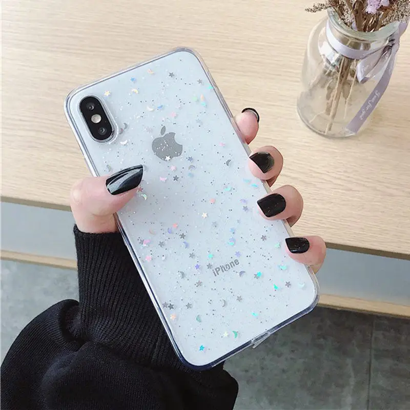 Для iphone 11 XS MAX XR X iphone 7 8 plus чехол XSmax прозрачный чехол со звездой чехол для iphone 6 s 6s plus iphone 8 plus 10 чехол XR