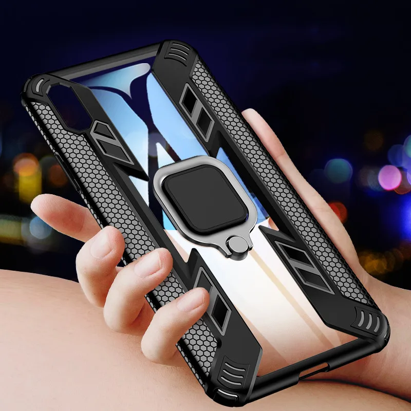Cover for iPhone 6 6s 7 8 Plus X XR XS Max Case Hybrid FullBody Rugged Ultra-Thin cratch-Resistant Rotating Ring Holder Non-Slip |